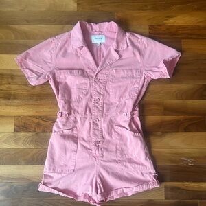 Pistola Flamingo Pink Parker Romper